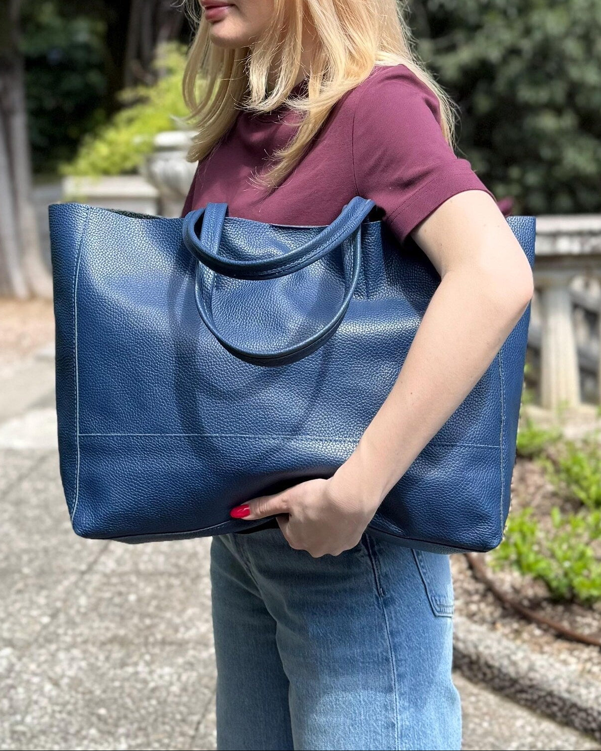 Daily Leather Tote