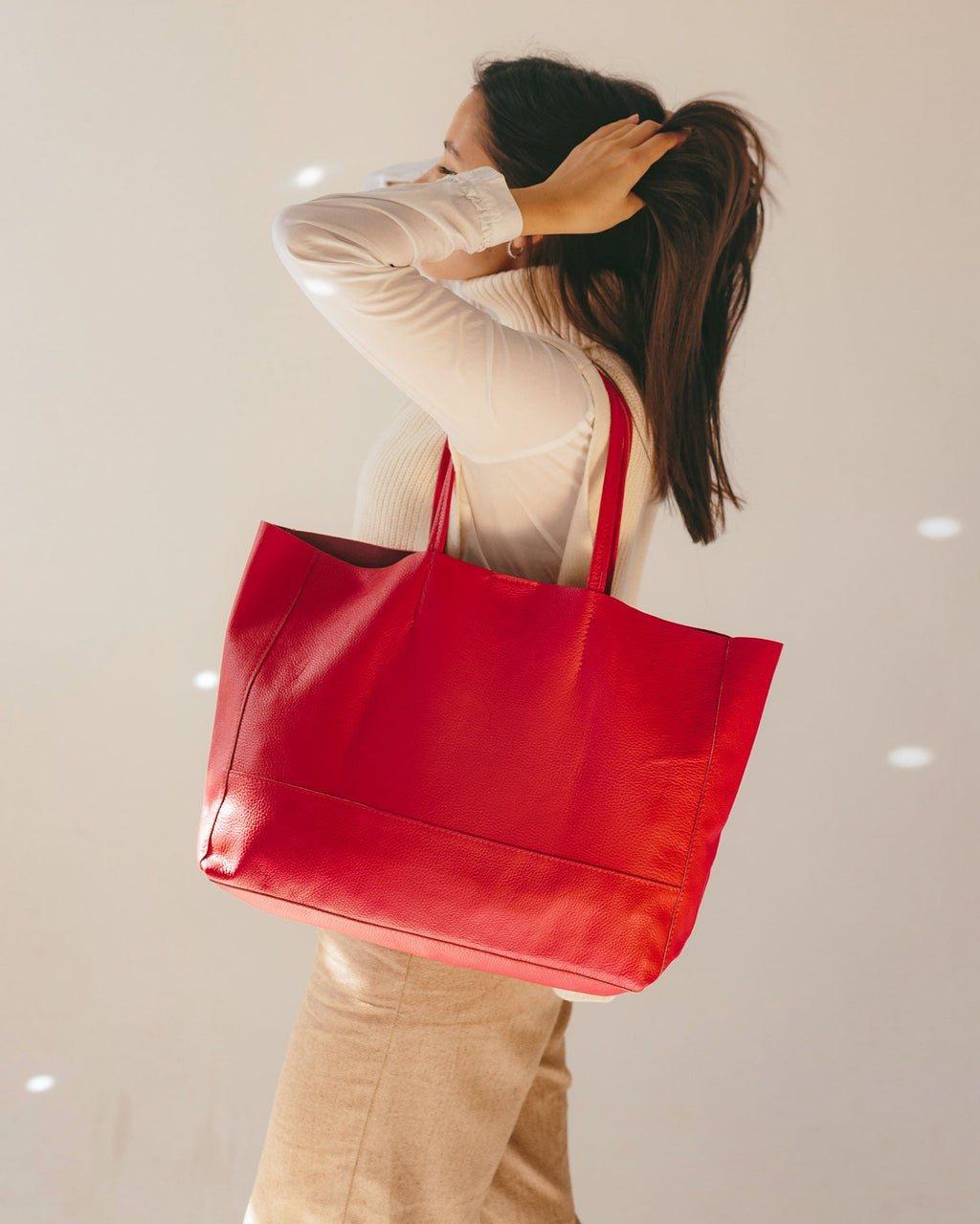 Daily Leather Tote